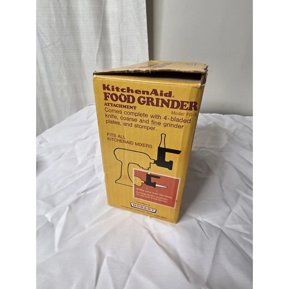 Hobart Kitchenaid All Metal Food Grinder Vintage With Box, Parts Only